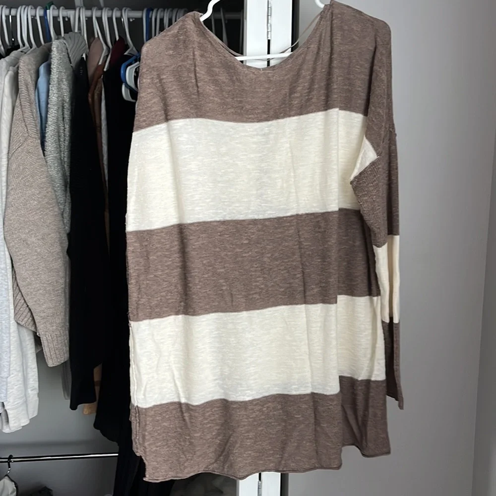 Free People Oversized Knit Sweater Pullover, lightly worn